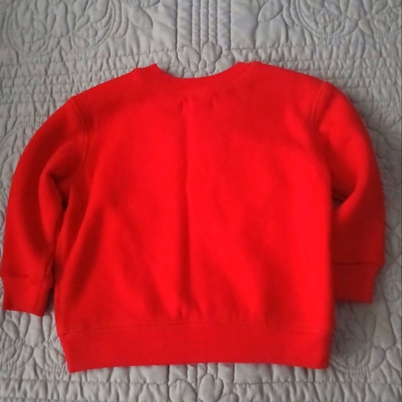 Polo by Ralph Lauren Red Crewneck Sweatshirt Sz. 12 Month - Picture 4 of 4